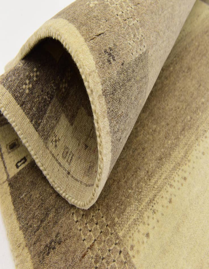 Detail image of  4' x 6'  Hand Knotted Kashkuli Gabbeh Wool Rug