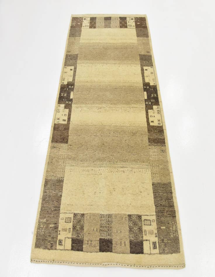 Detail image of  3' 10 x 6' 2  Hand Knotted Kashkuli Gabbeh Wool Rug