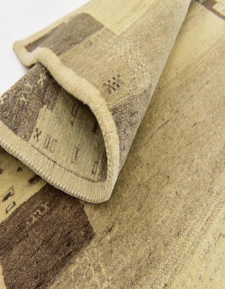 Detail image of  3' 10 x 6' 2  Hand Knotted Kashkuli Gabbeh Wool Rug