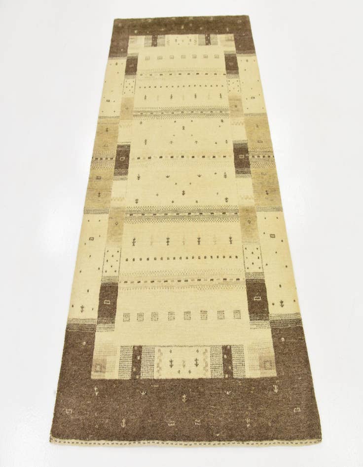 Detail image of  4' x 6'  Hand Knotted Kashkuli Gabbeh Wool Rug