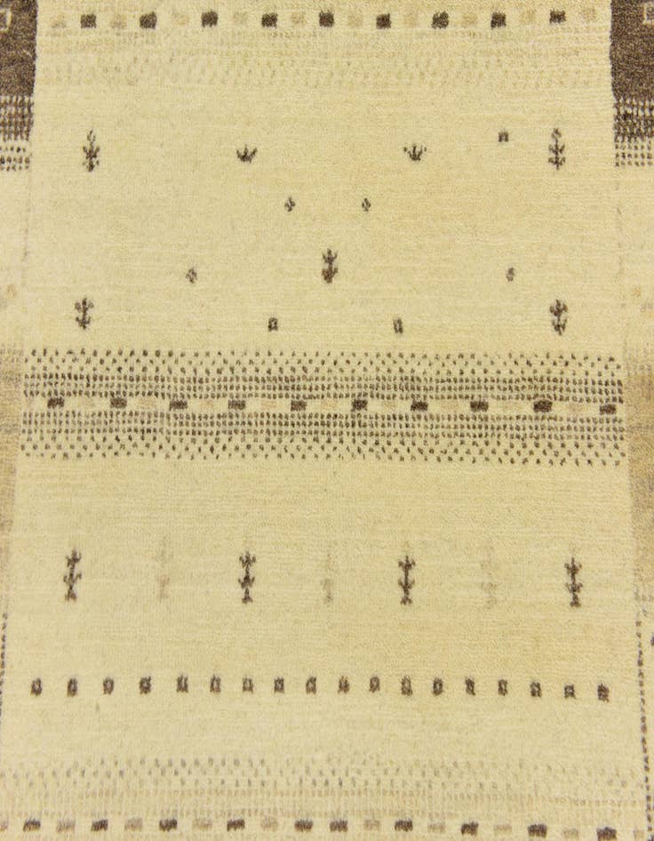 Detail image of  4' x 6'  Hand Knotted Kashkuli Gabbeh Wool Rug