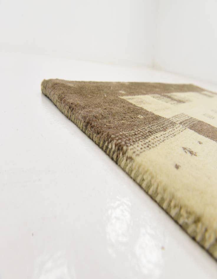 Detail image of  4' x 6'  Hand Knotted Kashkuli Gabbeh Wool Rug