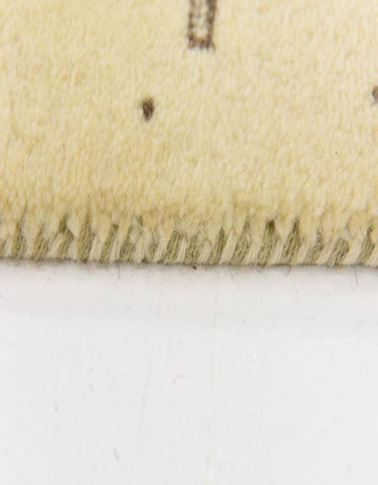 Detail image of  4' x 6'  Hand Knotted Kashkuli Gabbeh Wool Rug