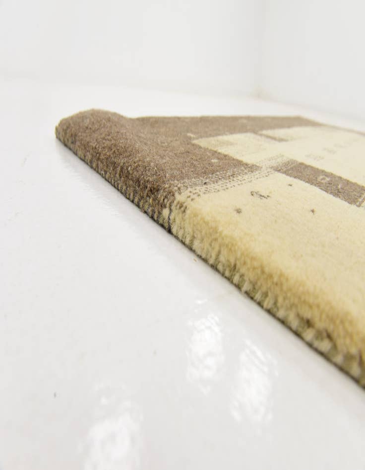 Detail image of  4' x 6'  Hand Knotted Kashkuli Gabbeh Wool Rug