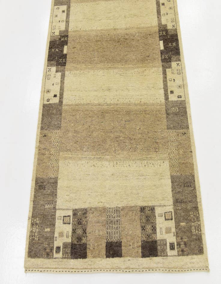 Detail image of  4' x 6'  Hand Knotted Kashkuli Gabbeh Wool Rug