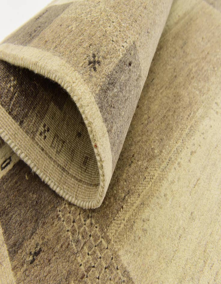 Detail image of  4' x 6'  Hand Knotted Kashkuli Gabbeh Wool Rug