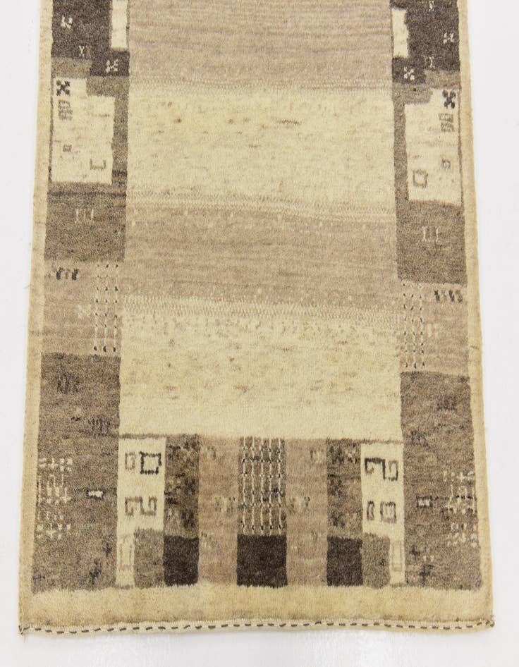 Detail image of  3' x 4' 2  Hand Knotted Kashkuli Gabbeh Wool Rug