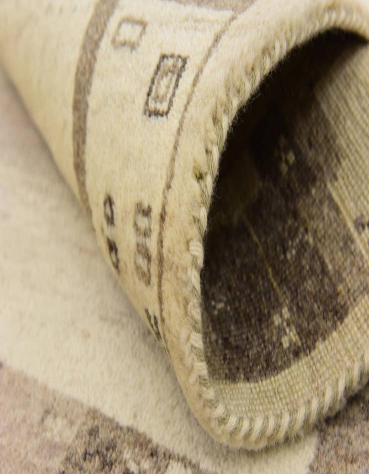 Detail image of  3' x 4' 2  Hand Knotted Kashkuli Gabbeh Wool Rug