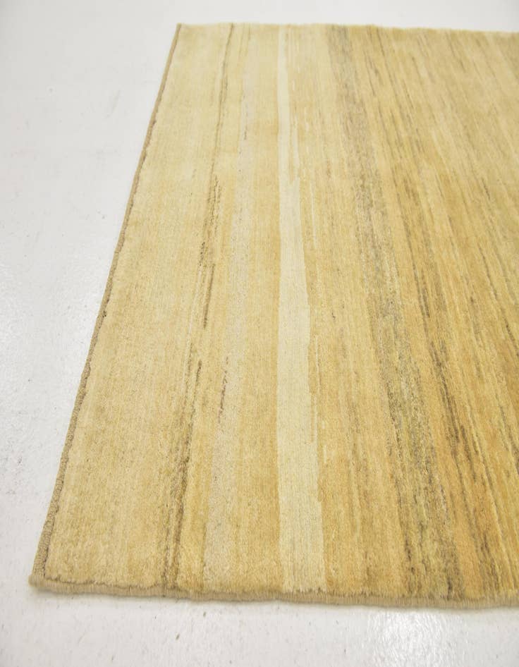 Detail image of  3' 4 x 4' 8  Hand Knotted Kashkuli Gabbeh Wool Rug