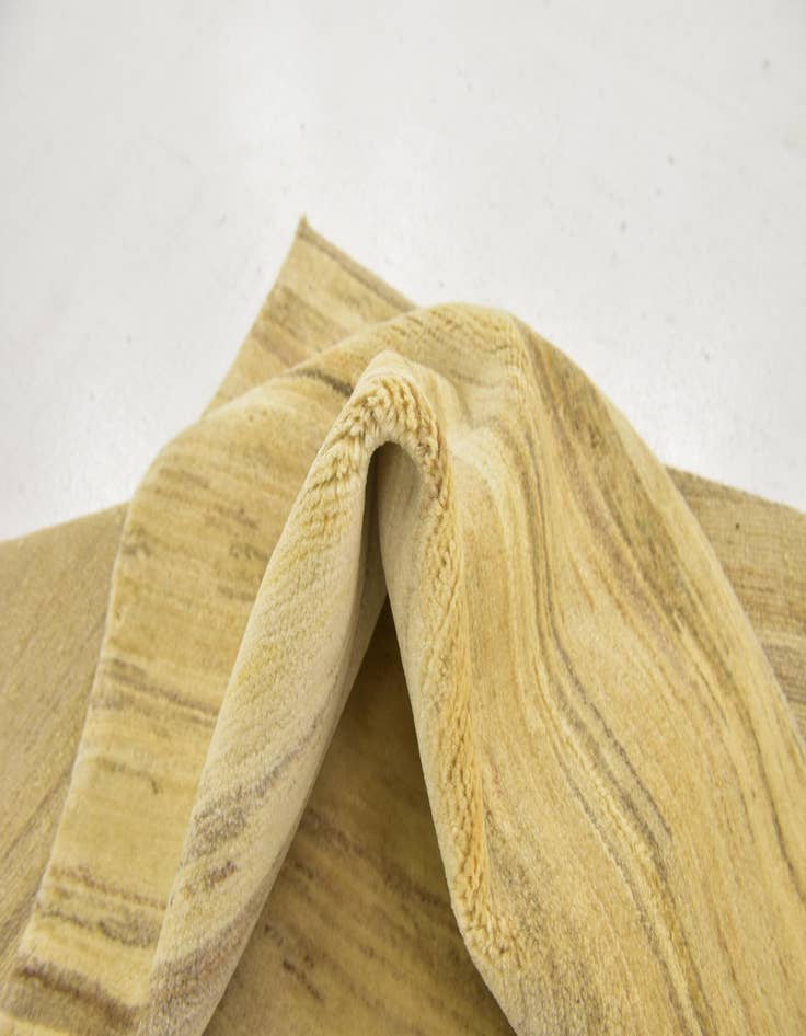 Detail image of  3' 5 x 4' 10  Hand Knotted Kashkuli Gabbeh Wool Rug