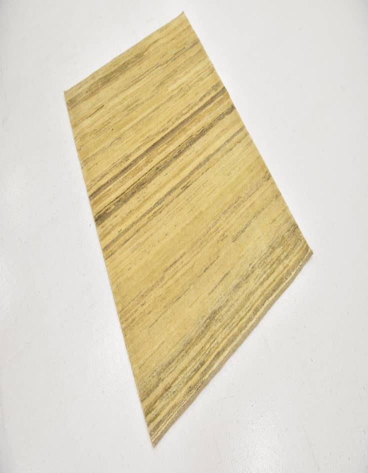 Detail image of  3' 5 x 4' 10  Hand Knotted Kashkuli Gabbeh Wool Rug