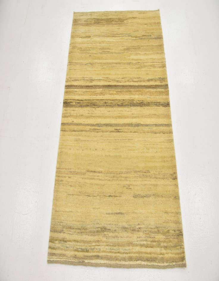 Detail image of  3' 5 x 4' 10  Hand Knotted Kashkuli Gabbeh Wool Rug