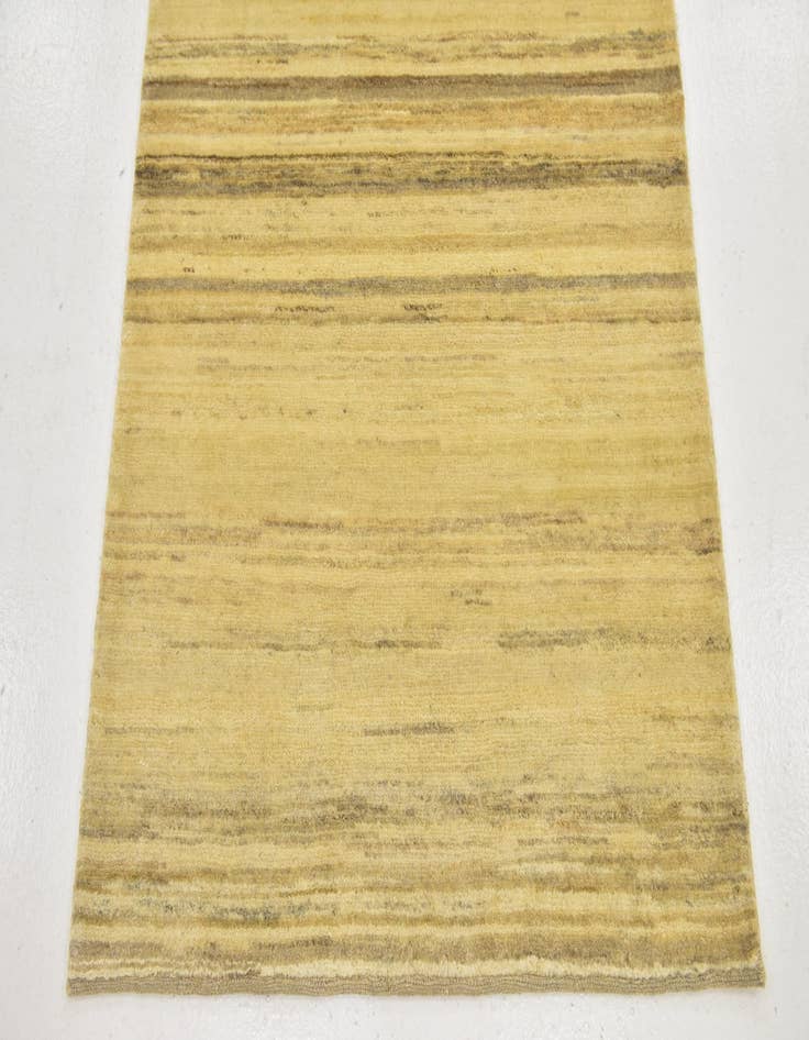 Detail image of  3' 5 x 4' 10  Hand Knotted Kashkuli Gabbeh Wool Rug