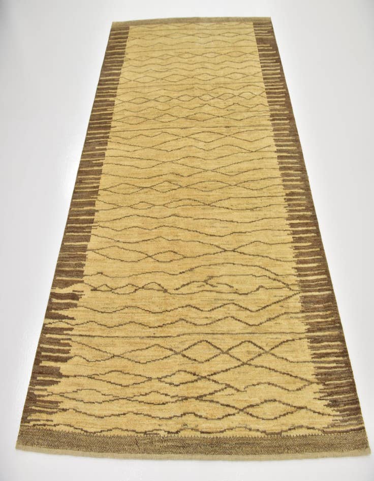 Detail image of  5' 8 x 7' 8  Hand Knotted Kashkuli Gabbeh Wool Rug