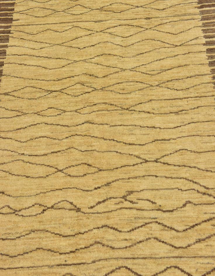 Detail image of  5' 8 x 7' 8  Hand Knotted Kashkuli Gabbeh Wool Rug