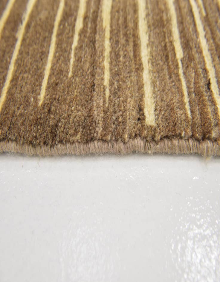 Detail image of  5' 8 x 7' 8  Hand Knotted Kashkuli Gabbeh Wool Rug