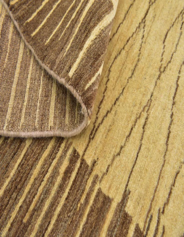 Detail image of  5' 8 x 7' 8  Hand Knotted Kashkuli Gabbeh Wool Rug