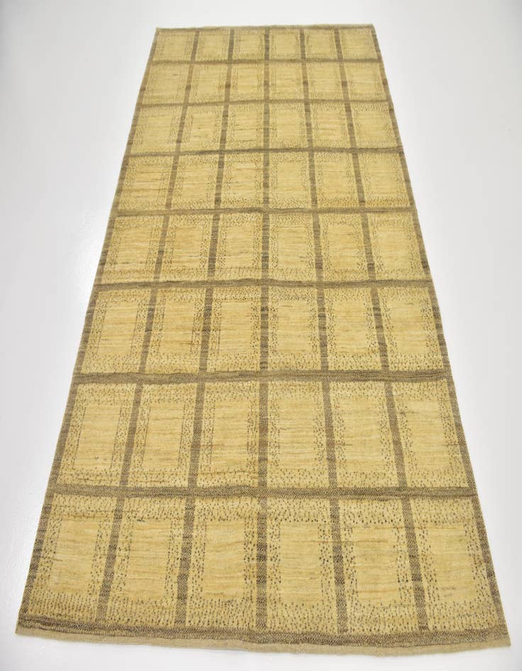 Detail image of  5' 9 x 8'  Hand Knotted Kashkuli Gabbeh Wool Rug