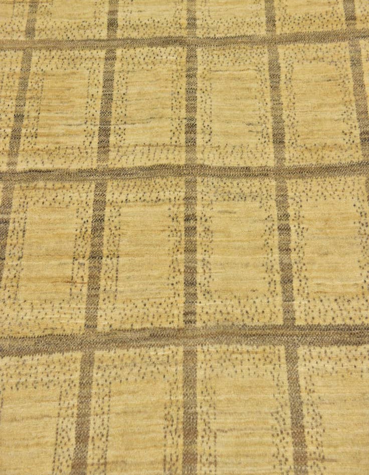 Detail image of  5' 9 x 8'  Hand Knotted Kashkuli Gabbeh Wool Rug