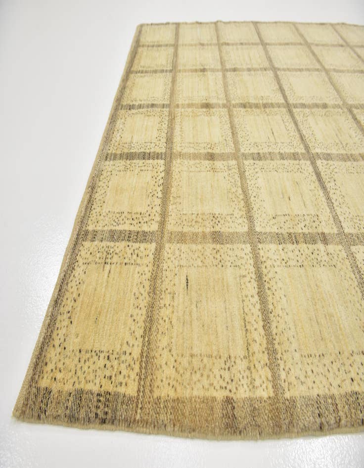 Detail image of  5' 9 x 8'  Hand Knotted Kashkuli Gabbeh Wool Rug