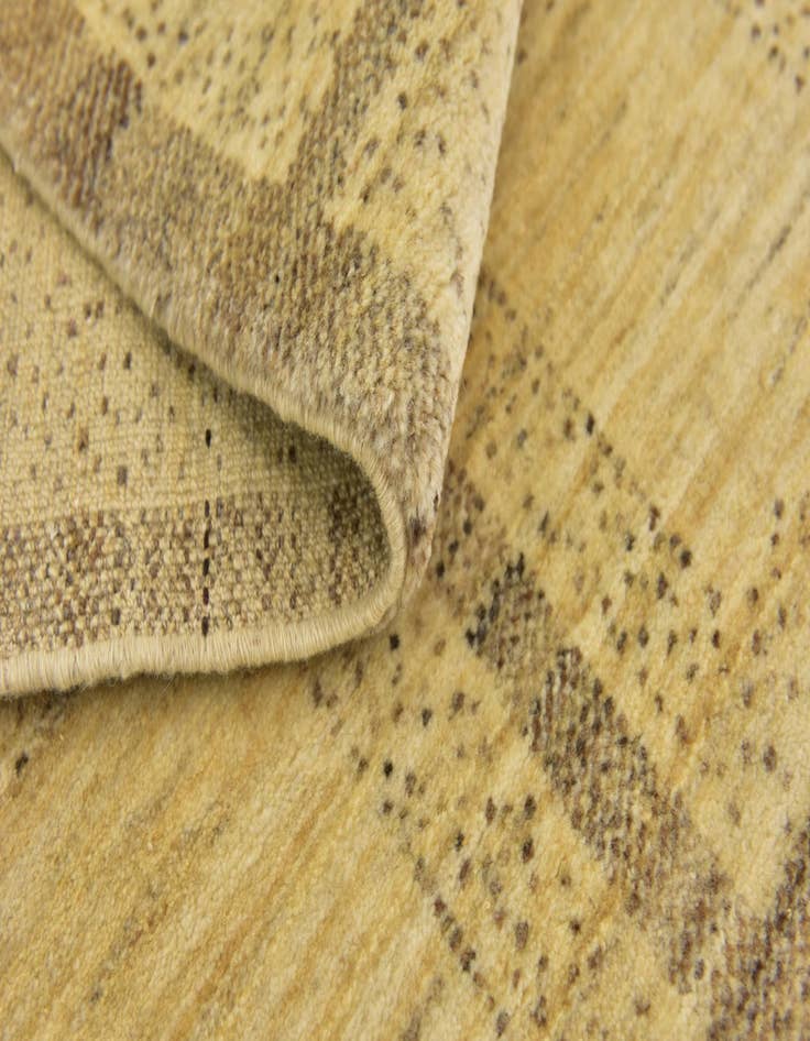Detail image of  5' 9 x 8'  Hand Knotted Kashkuli Gabbeh Wool Rug