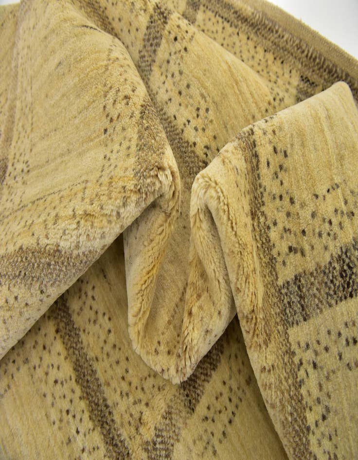 Detail image of  5' 9 x 8'  Hand Knotted Kashkuli Gabbeh Wool Rug