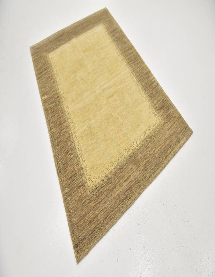 Detail image of  4' 9 x 6' 7  Hand Knotted Kashkuli Gabbeh Wool Rug