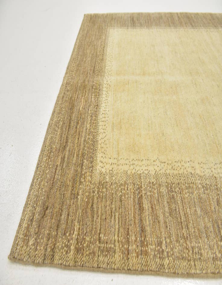 Detail image of  4' 9 x 6' 7  Hand Knotted Kashkuli Gabbeh Wool Rug