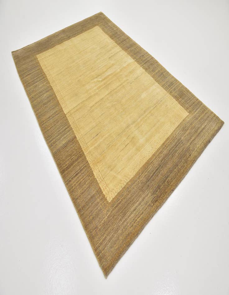 Detail image of  5' 6 x 8' 2  Hand Knotted Kashkuli Gabbeh Wool Rug