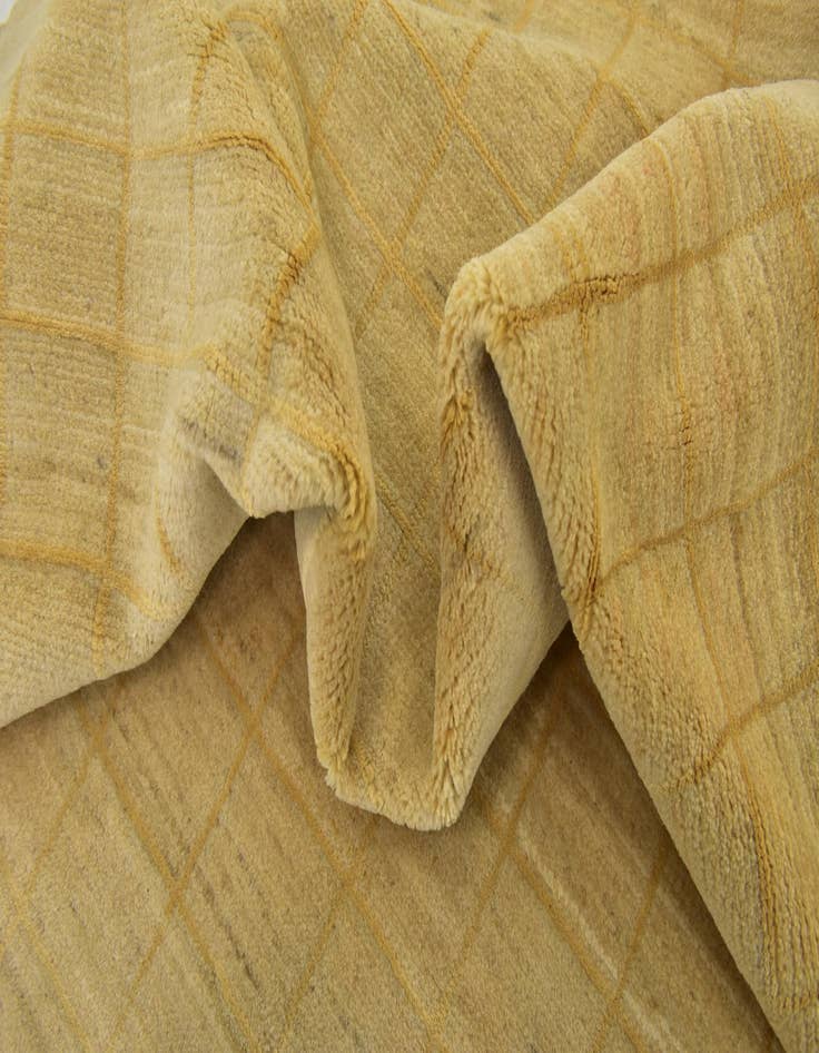 Detail image of  6' 6 x 9' 5  Hand Knotted Kashkuli Gabbeh Wool Rug