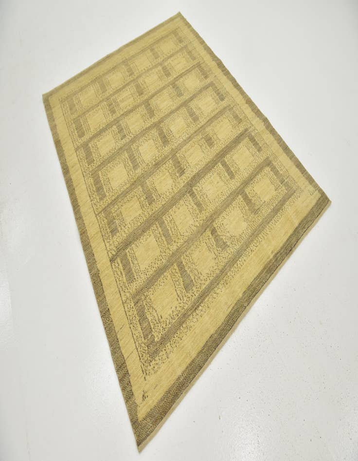 Detail image of  5' 2 x 6' 4  Hand Knotted Kashkuli Gabbeh Wool Rug