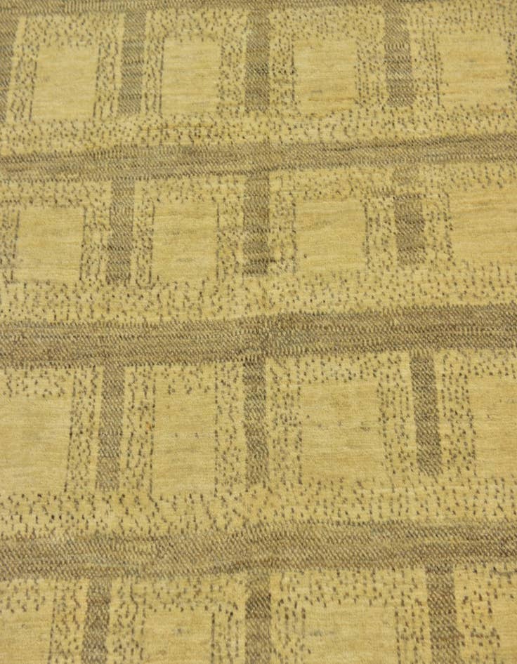 Detail image of  5' 2 x 6' 4  Hand Knotted Kashkuli Gabbeh Wool Rug