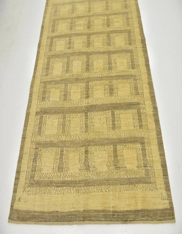 Detail image of  5' 2 x 6' 4  Hand Knotted Kashkuli Gabbeh Wool Rug
