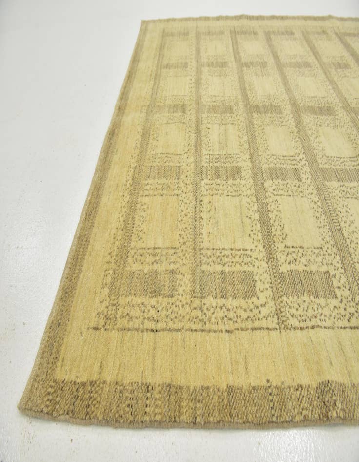 Detail image of  5' 2 x 6' 4  Hand Knotted Kashkuli Gabbeh Wool Rug