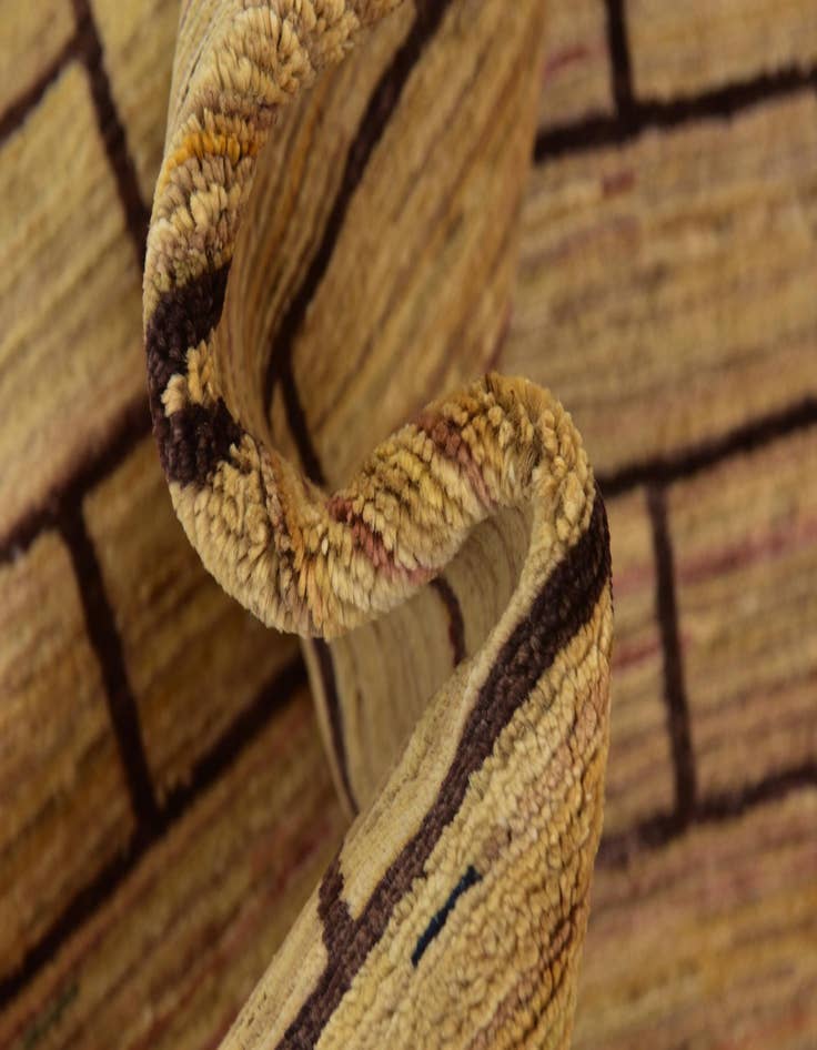 Detail image of  8' x 10' 3  Hand Knotted Kashkuli Gabbeh Wool Rug