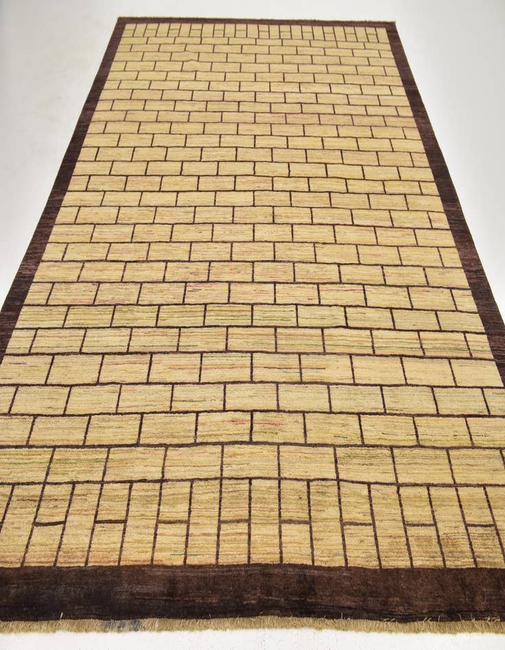 Detail image of  8' x 10' 3  Hand Knotted Kashkuli Gabbeh Wool Rug