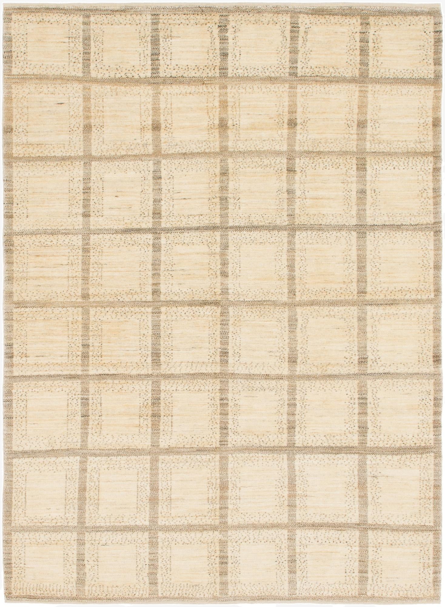  5' 9 x 8'  Hand Knotted Kashkuli Gabbeh Wool Rug