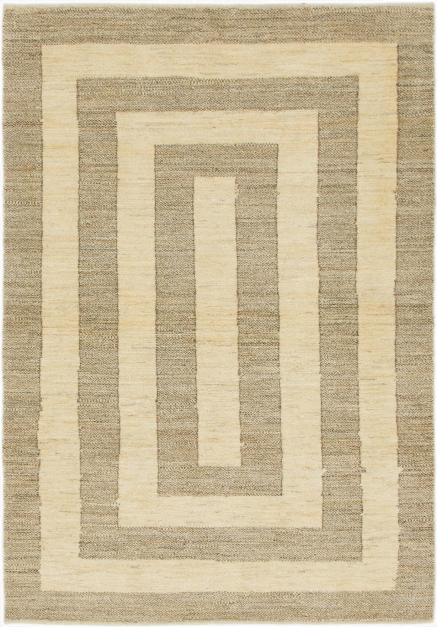  4' x 5' 9  Hand Knotted Kashkuli Gabbeh Oriental Wool Rug