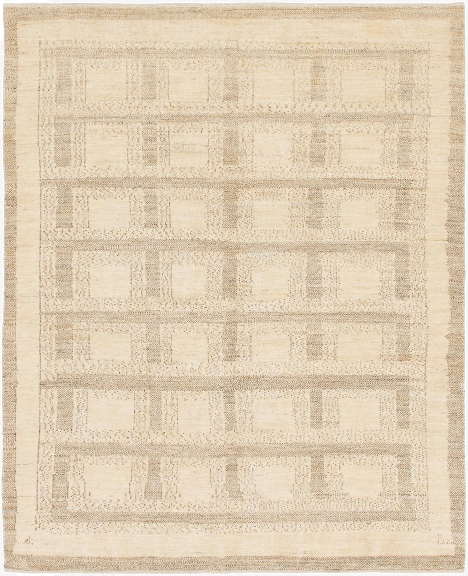  5' 2 x 6' 4  Hand Knotted Kashkuli Gabbeh Wool Rug
