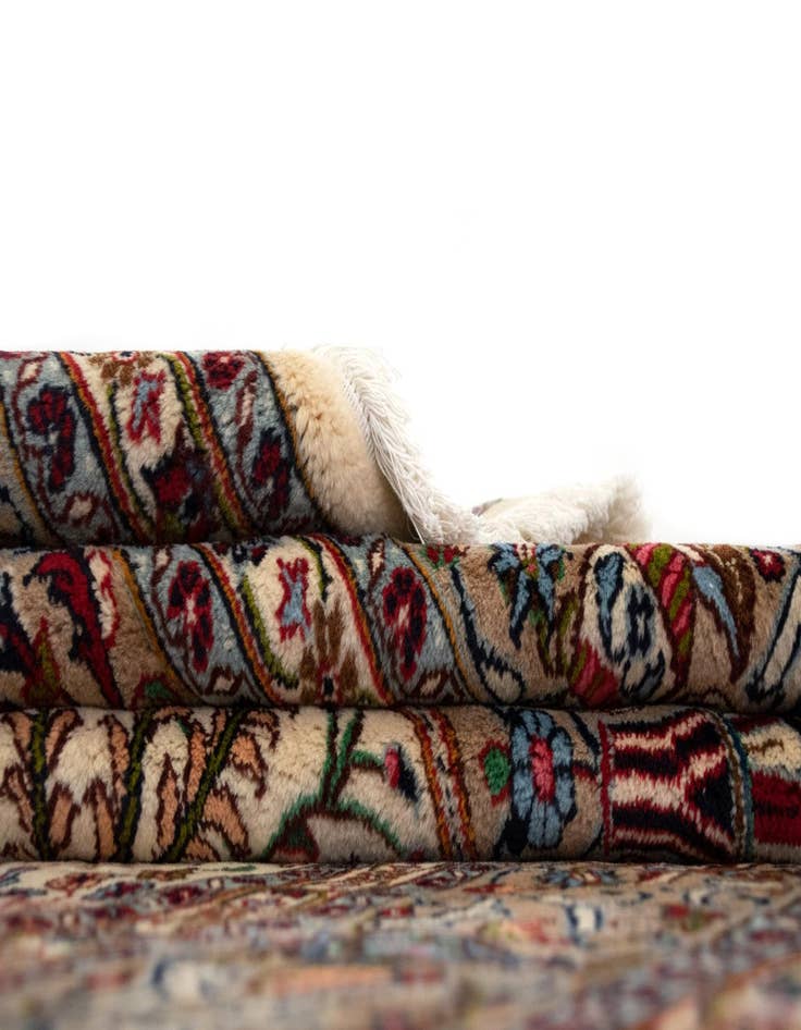 Detail image of  8' 2 x 11' 3  Hand Knotted Kashmar Persian Wool Rug