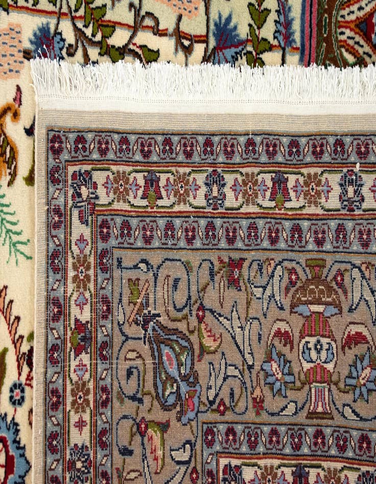 Detail image of  8' 2 x 11' 3  Hand Knotted Kashmar Persian Wool Rug