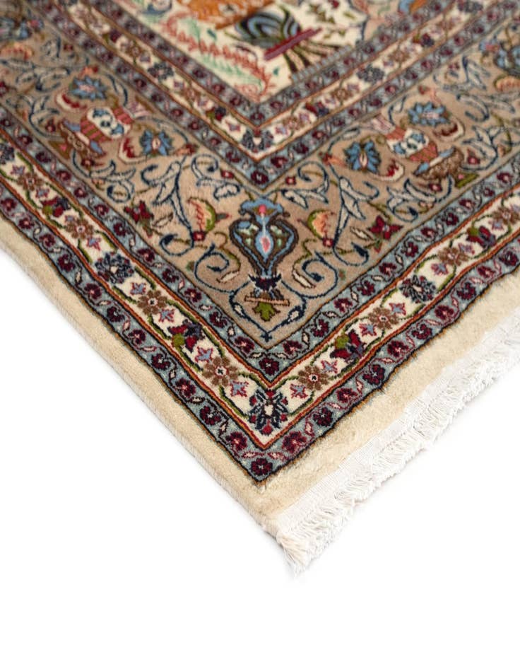 Detail image of  8' 2 x 11' 3  Hand Knotted Kashmar Persian Wool Rug