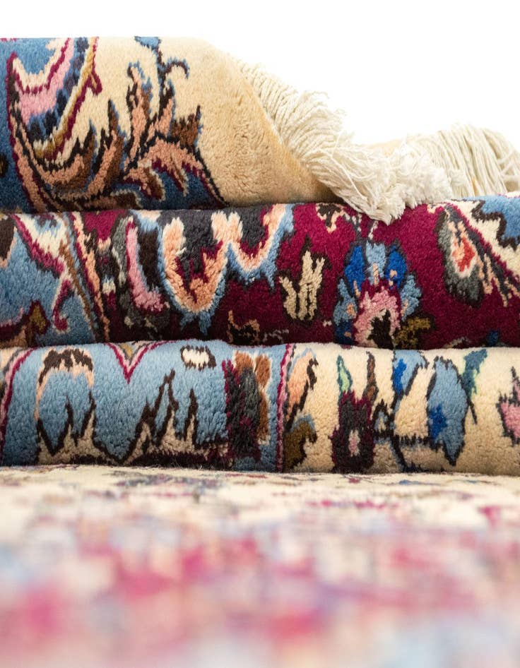 Detail image of  8' 3 x 11' 7  Hand Knotted Kashmar Persian Wool Rug