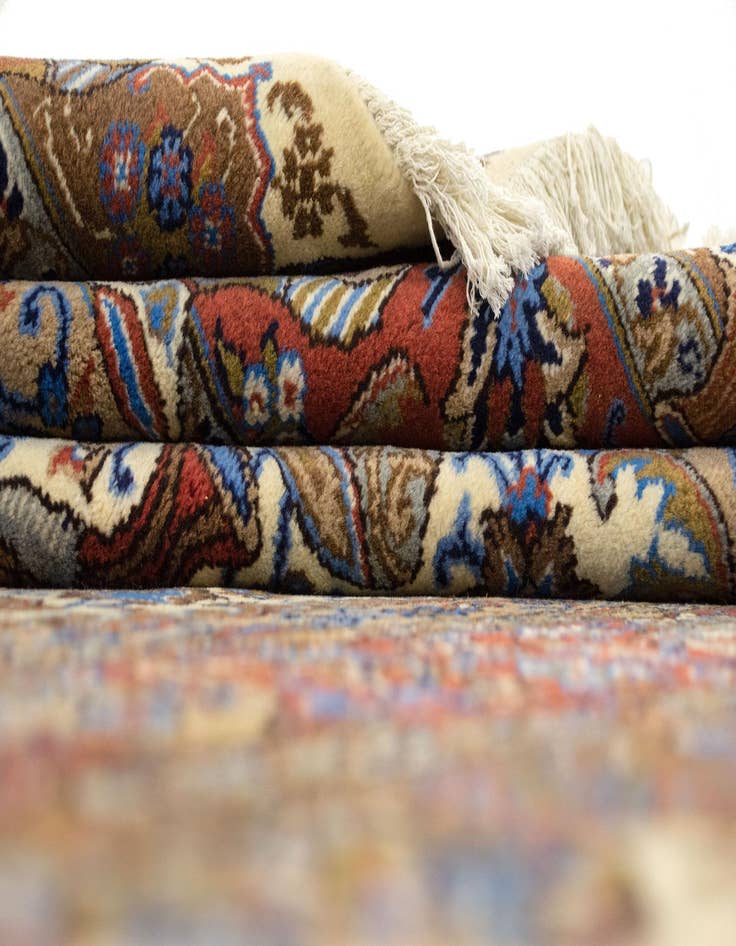 Detail image of  8' 2 x 11' 9  Hand Knotted Kashmar Persian Wool Rug