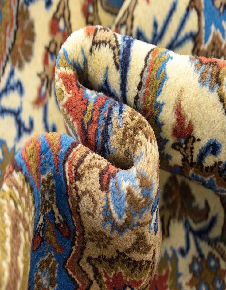 Detail image of  8' 2 x 11' 9  Hand Knotted Kashmar Persian Wool Rug