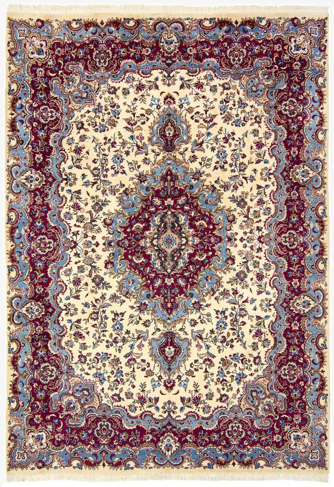  8' 3 x 11' 7  Hand Knotted Kashmar Persian Wool Rug