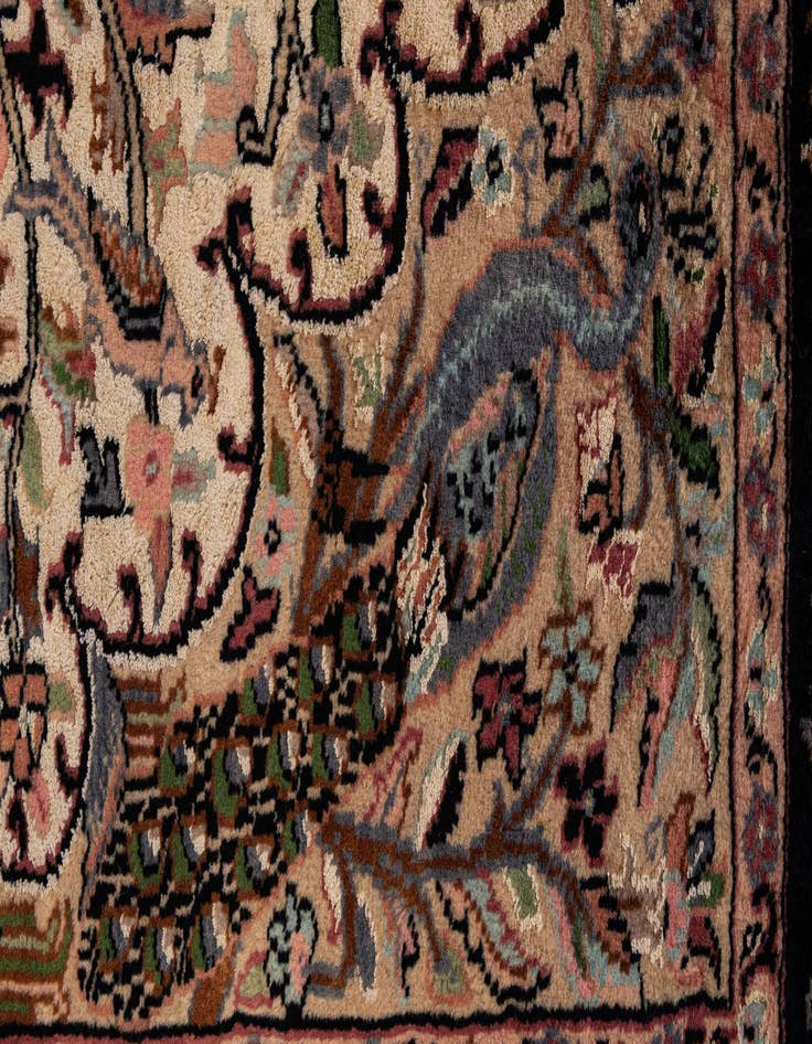 Detail image of  3' 1 x 5' 1  Hand Knotted Kashmir Oriental Rug