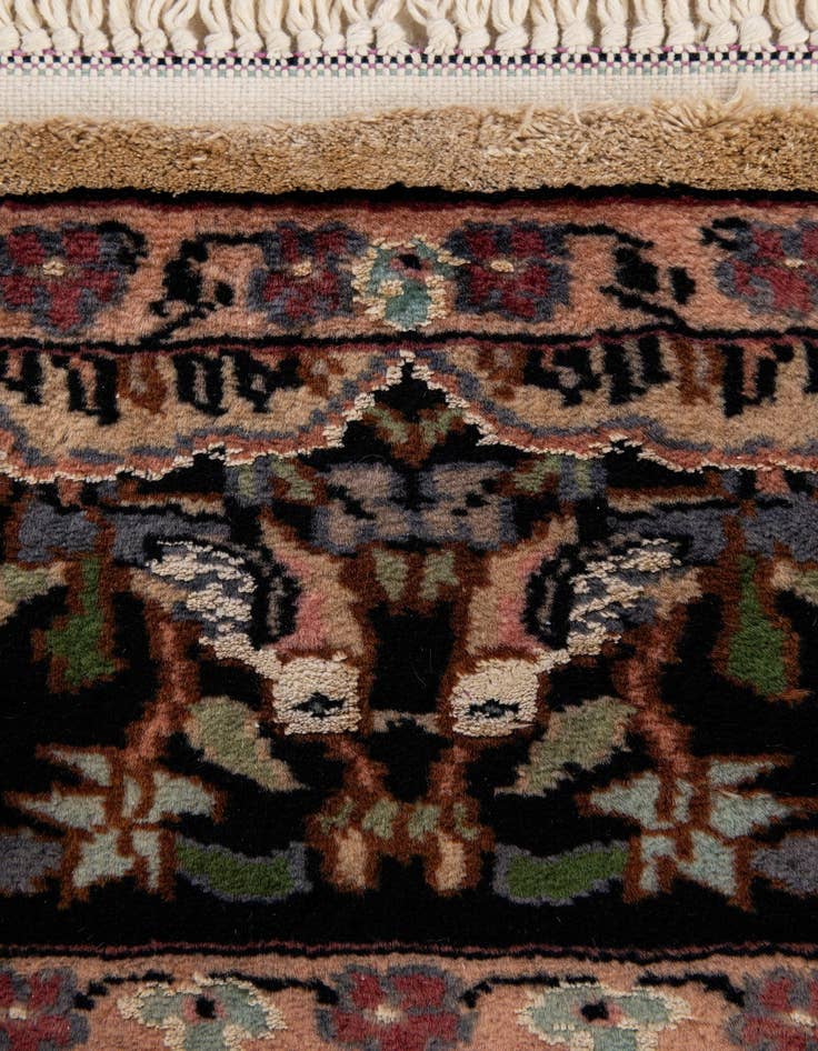 Detail image of  3' 1 x 5' 1  Hand Knotted Kashmir Oriental Rug