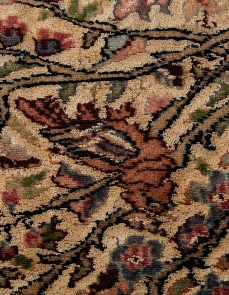 Detail image of  3' 2 x 5' 3  Hand Knotted Kashmir Oriental Rug