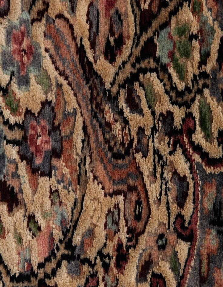 Detail image of  3' 2 x 5' 3  Hand Knotted Kashmir Oriental Rug